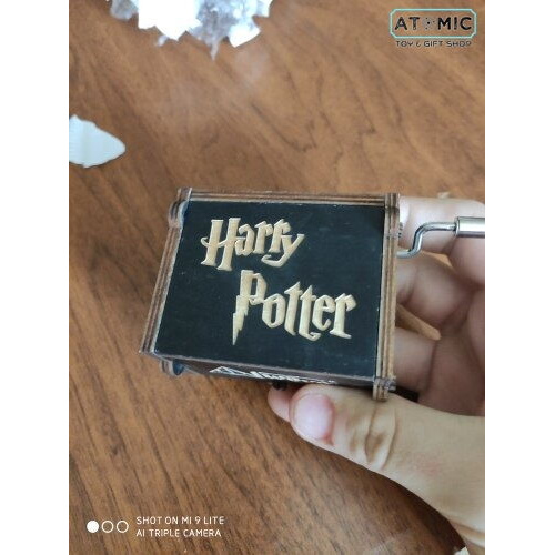 Hộp Nhạc Phim Harry Potter - Hộp Nhạc Gỗ Quay Tay Cơ Cổ Điển & Mini