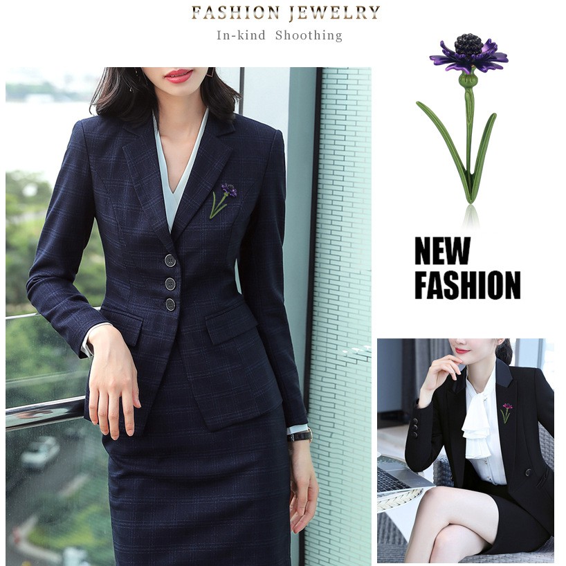 Cài áo thời trang hình hoa cúc 3D xinh xắn GC200