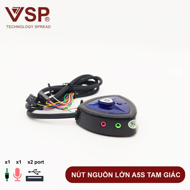 Nút Nguồn Lớn 05 Aone A5S Tam Giác (Dán) Chính Hãng