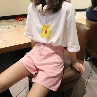 Áo thun nữ hoa năm cánh (HĐ)