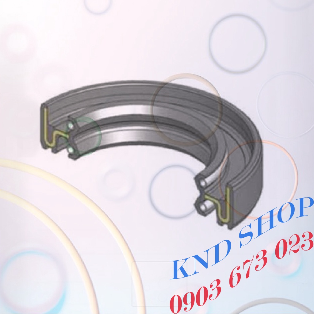 Phớt dầu giảm sóc trước TTO DC4 33*46*11 dùng cho SH VN, Attila, Bonur, RM80,...phụ tùng xe loại vòng đệm cao su 2 lò xo