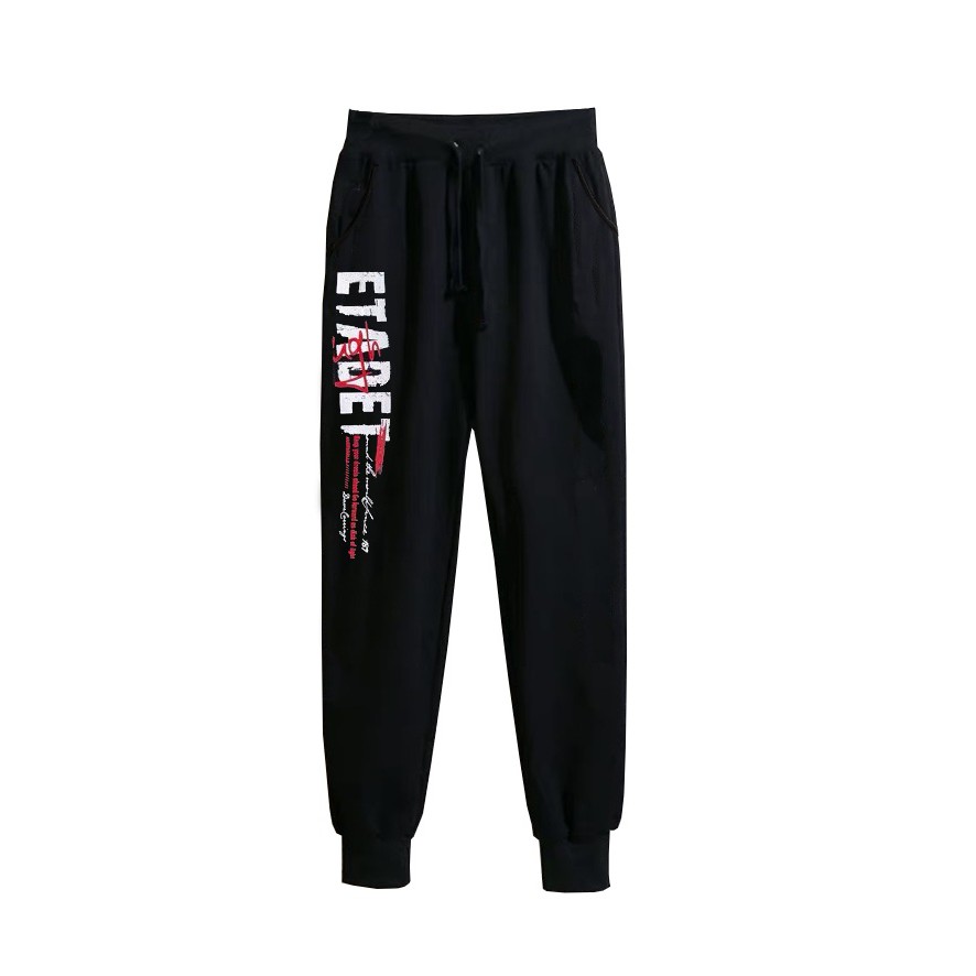 Quần Dài Jogger Thể Thao Nam Nữ Unisex Chất Vải Nỉ Ulzzang Ống Rộng Bo Gấu