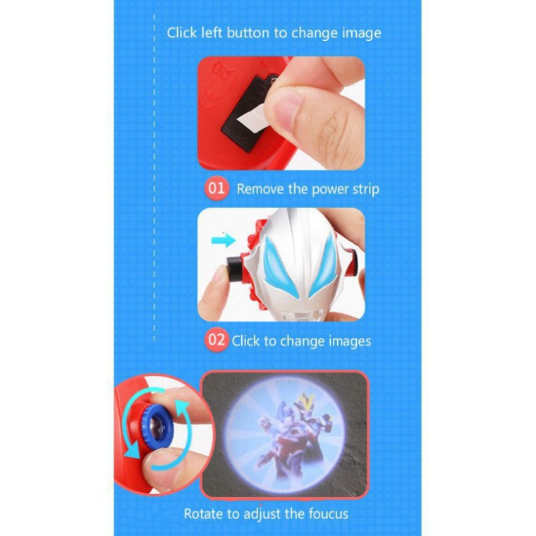 Đồng hồ điện tử chiếu hình 3D cho bé- Đồng hồ chiếu 24 hình ảnh của nhân vật hoạt hình | BigBuy360 - bigbuy360.vn