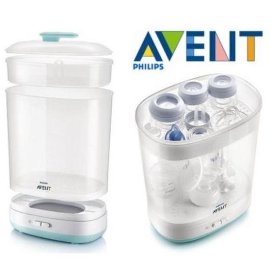 Máy tiệt trùng bình sữa Philips Avent 2 trong 1 SCF922/03