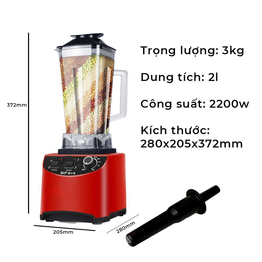 Máy xay sinh tố công nghiệp 2200W LADOMAX HA-9840  (giao màu ngẫu nhiên)