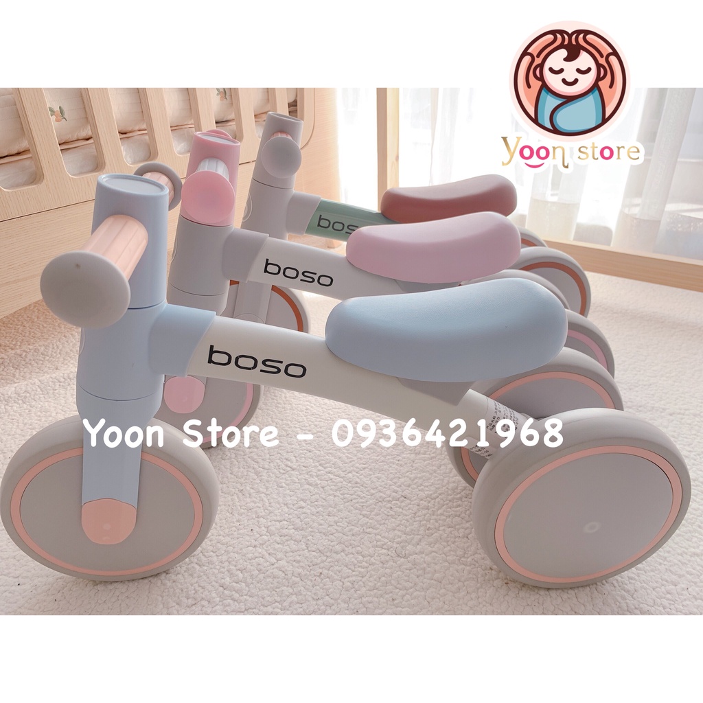 Xe chòi chân thăng bằng BOSO cho bé tập đi cao cấp siêu bền đẹp