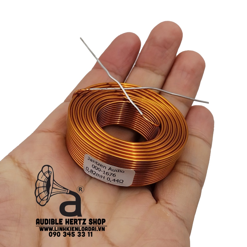 Cuộn cảm 0.82mH lõi không khí của Jantzen-Audio , giá bán theo cuộn