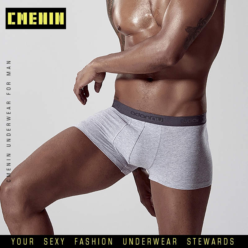 Quần Boxer ADANNU bằng cotton thời trang gợi cảm thoáng khí cho nam
