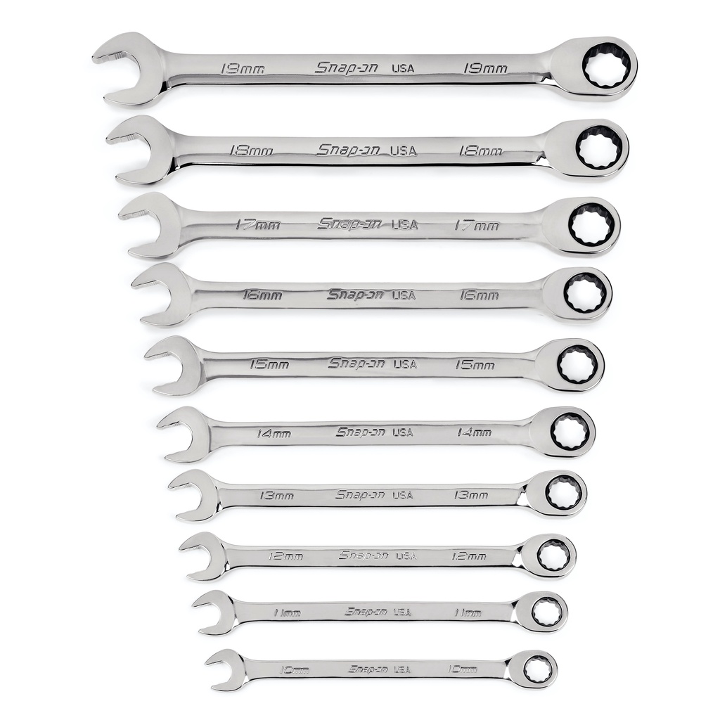 Bộ cờ lê kết hợp một chiều 10 cái  SOXRM710A Snap-On Hàng Chính Hãng 100% Từ Mỹ