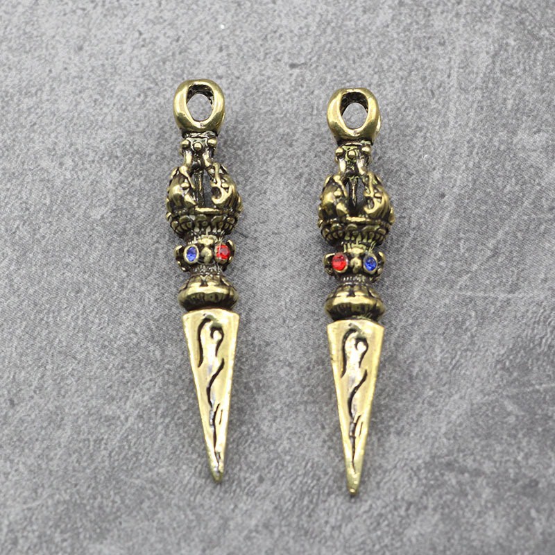 Tượng Phong Thủy Bằng Đồng Hình Chày Ma Thuật Tây Tạng Kim Cương