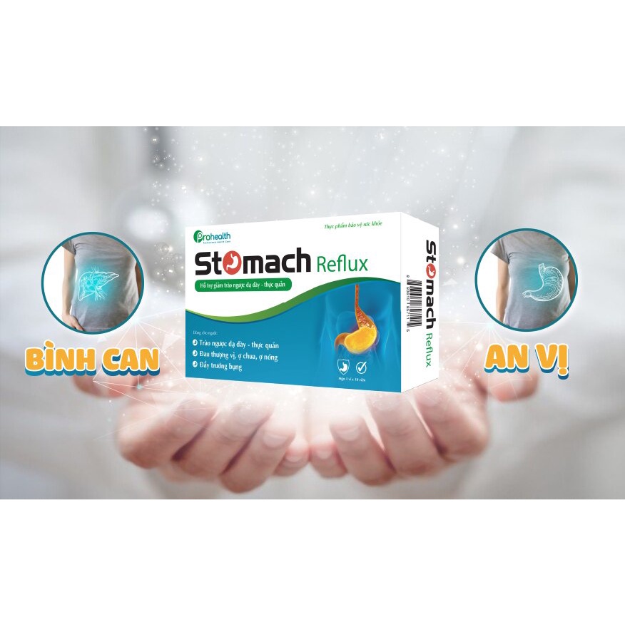 Stomach Reflux - Hỗ trợ giảm TRÀO NGƯỢC DẠ DÀY