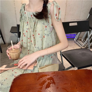 Đầm hai dây ullzzang