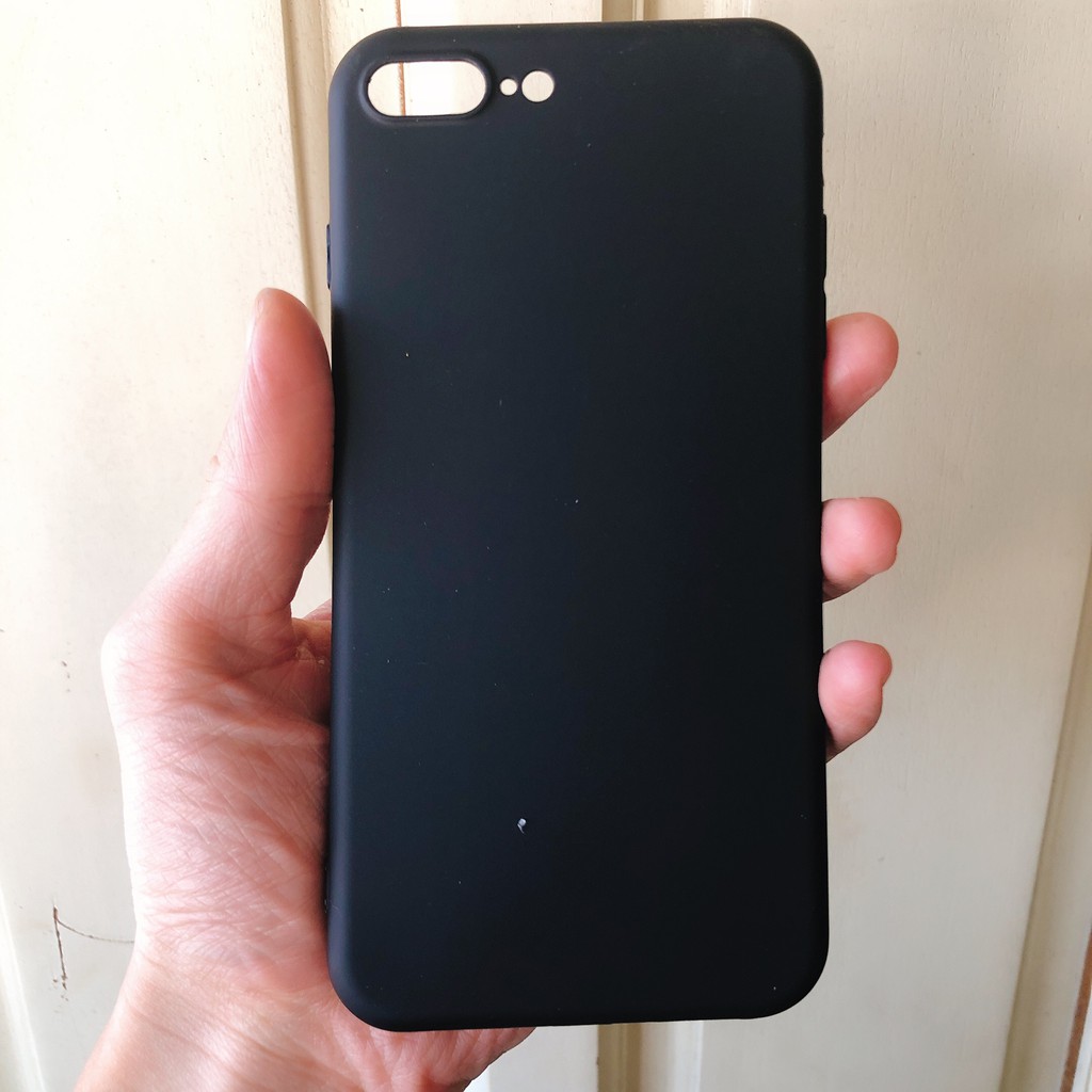 [Sale] Ốp dẻo Iphone 7 7 Plus 8 8 Plus đen mịn cao cấp fullbox