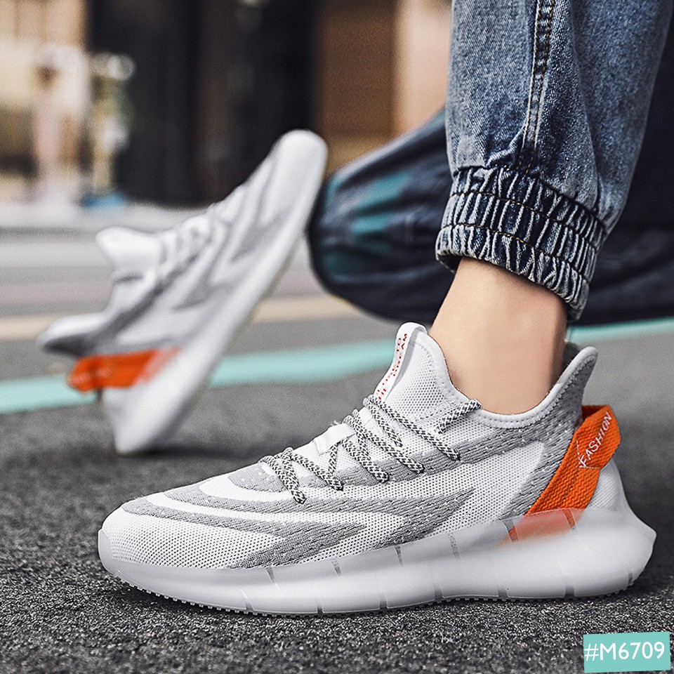 Giày Y350 Nam Phản Quang MINSU M6709, Giày Sneaker Nam Phản Quang Đế Siêu Nhẹ,Thiết Kế Lạ Mắt Cực Chất Khi Mang Đi Chơi