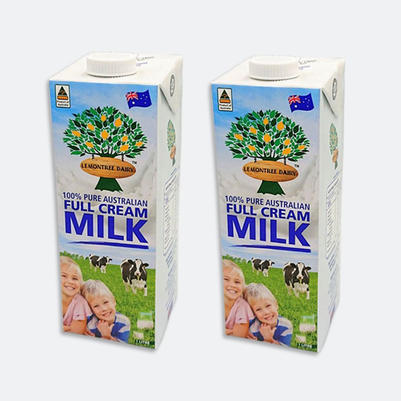 Combo 2 hộp Sữa tươi nguyên chất nhập khẩu từ Úc - Lemon Tree (2 x 1 Lít)