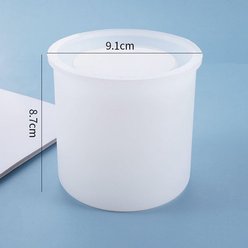 Khuôn Silicone Làm Đất Sét Hình Trụ DIY