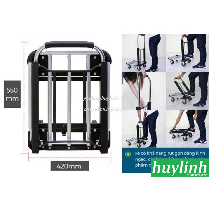 Xe đẩy hàng rút gọn Advindeq HT-150A - 150kg