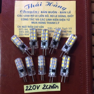 Bóng đèn led G4/220 v(5 chiếc)