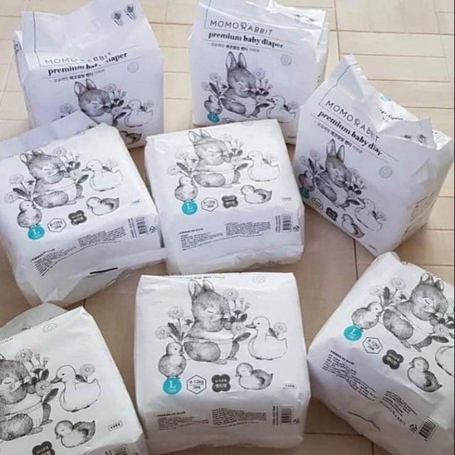 Tã dán MOMO RABBIT : S50/M44/L40/XL36
