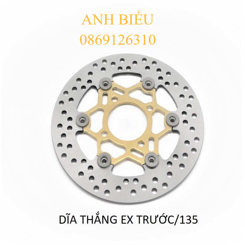 Thắng đĩa , đĩa thắng trước xe Exciter 135 size 220mm gắn được nhiều dòng xe máy