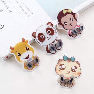 Miếng dán treo đầu cắm, giắc cắm hình Cartoon dễ thương LODASHOP Treo giắc cắm, vật dụng nhà bếp