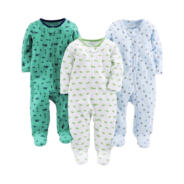 (Xả kho) Sleepsuit bộ body dài tay xuất dư cho bé sơ sinh, sinh non tháng