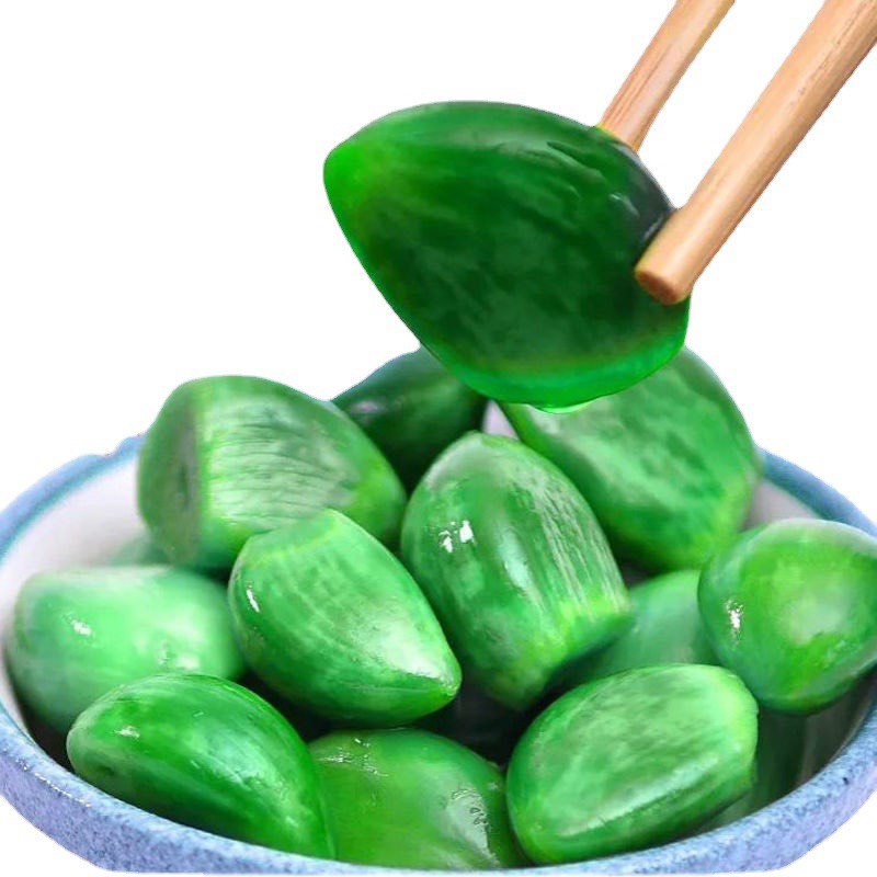 Tỏi xanh ngâm xì đầu -  hộp 400g