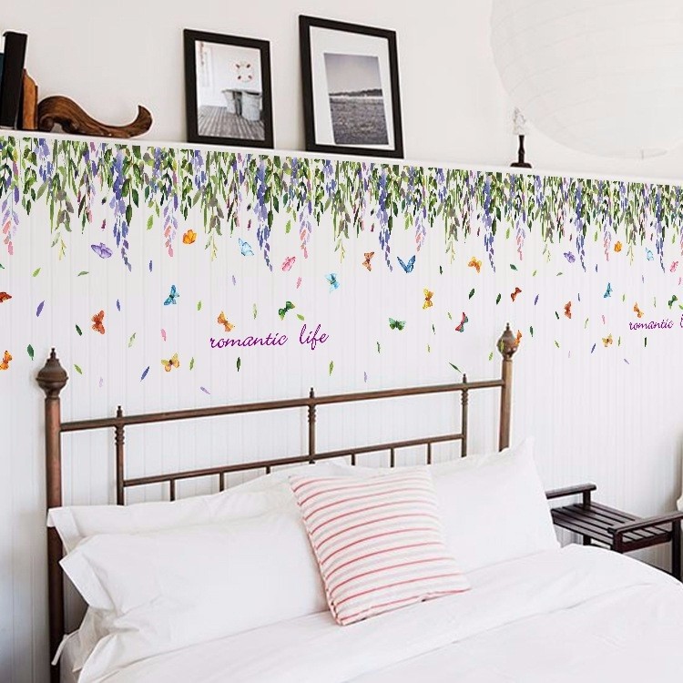 Decal dán tường dây leo liễu