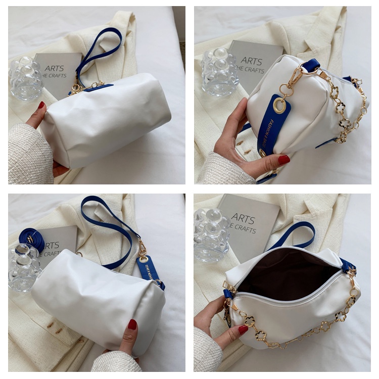 Túi Đeo Chéo Mini Họa Tiết Hoa Phối Dây Xích Phong Cách Hàn Quốc Hàng Mới Thời Trang Xuân Hè 2022