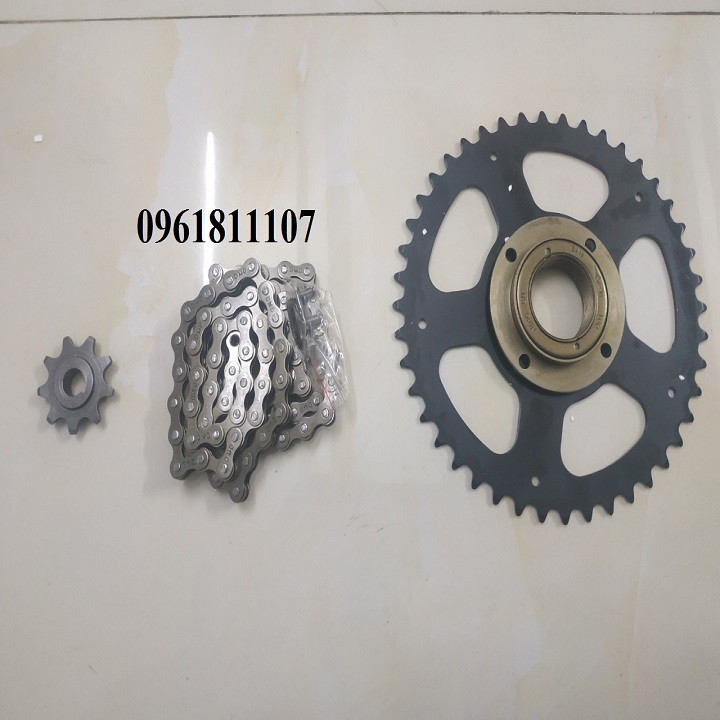 Combo NHÔNG SÊN liếp dĩa  cho sên 410 MOTOR MY1016Z, dùng cho motor giảm tốc 12V, motor giảm tốc 24V