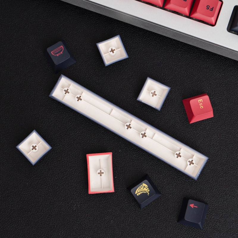 Nắp Đậy Bàn Phím Cơ Gmk Higanbana 130 Pbt In Chữ Tiếng Anh Cá Tính Tùy Chỉnh Cho Bàn Phím Cơ 61 / 64 / 68 / 75