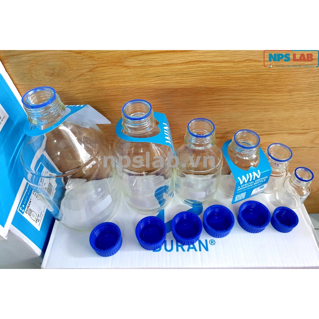 Chai đựng hóa chất dùng trong phòng thí nghiệm