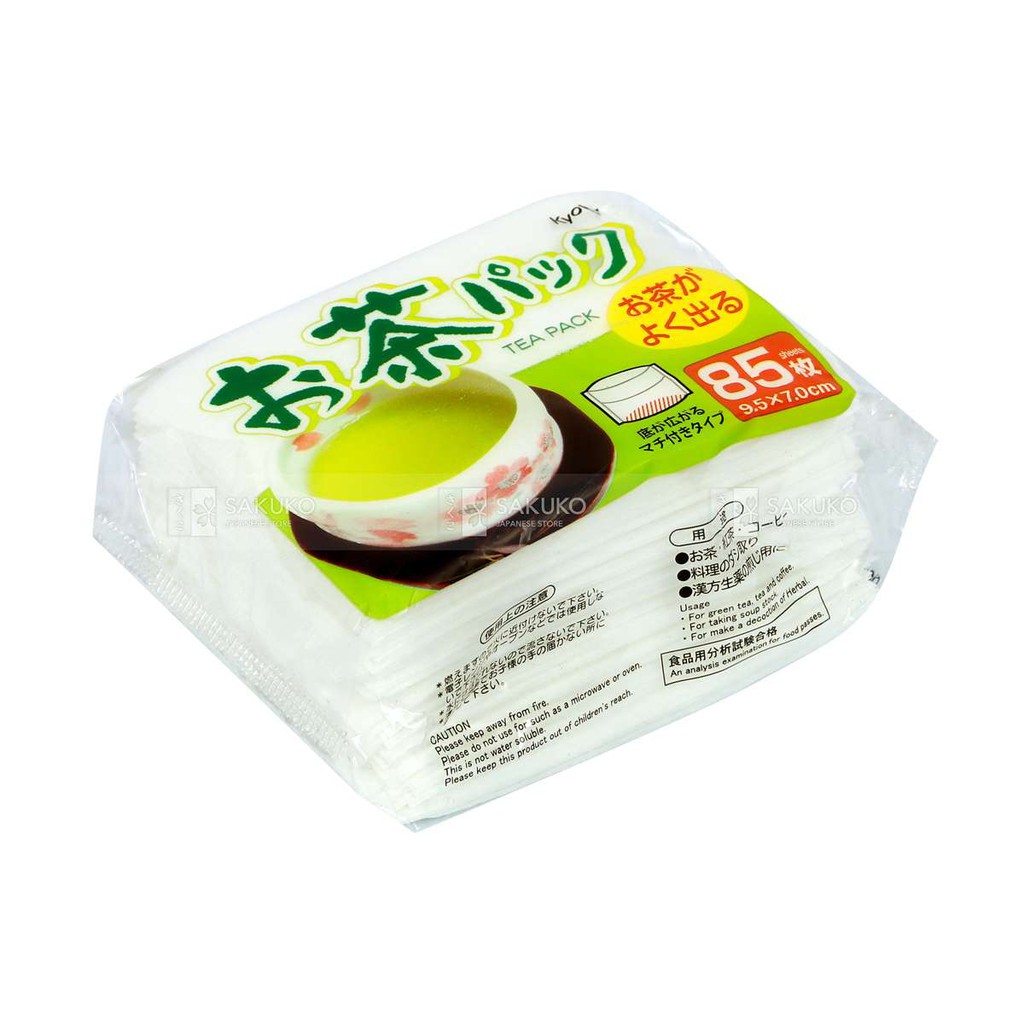 [Hỏa tốc HCM] Set 85 túi lọc trà Kyowa dùng pha trà, cà phê, nấu nước dùng Dashi Nhật Bản