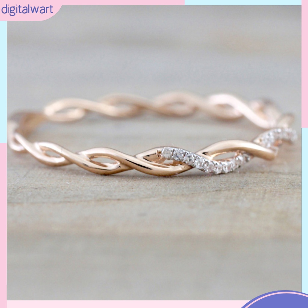 Nhẫn Đính Đá Kiểu Dáng Đơn Giản Thời Trang Cho Nữ