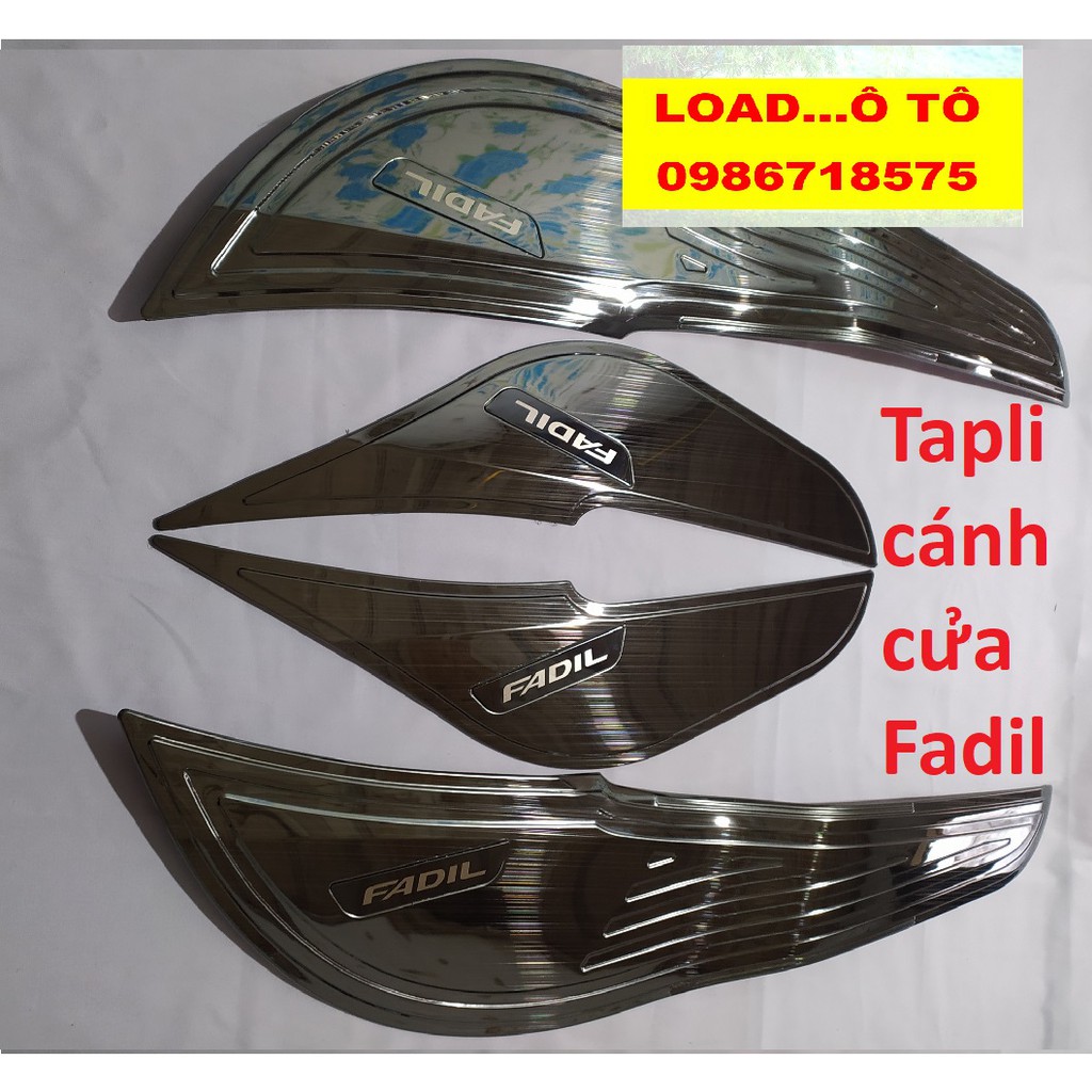 Bộ Ốp Tapli Cánh Cửa Vinfast Fadil 2022-2019 Vân Titan Xước