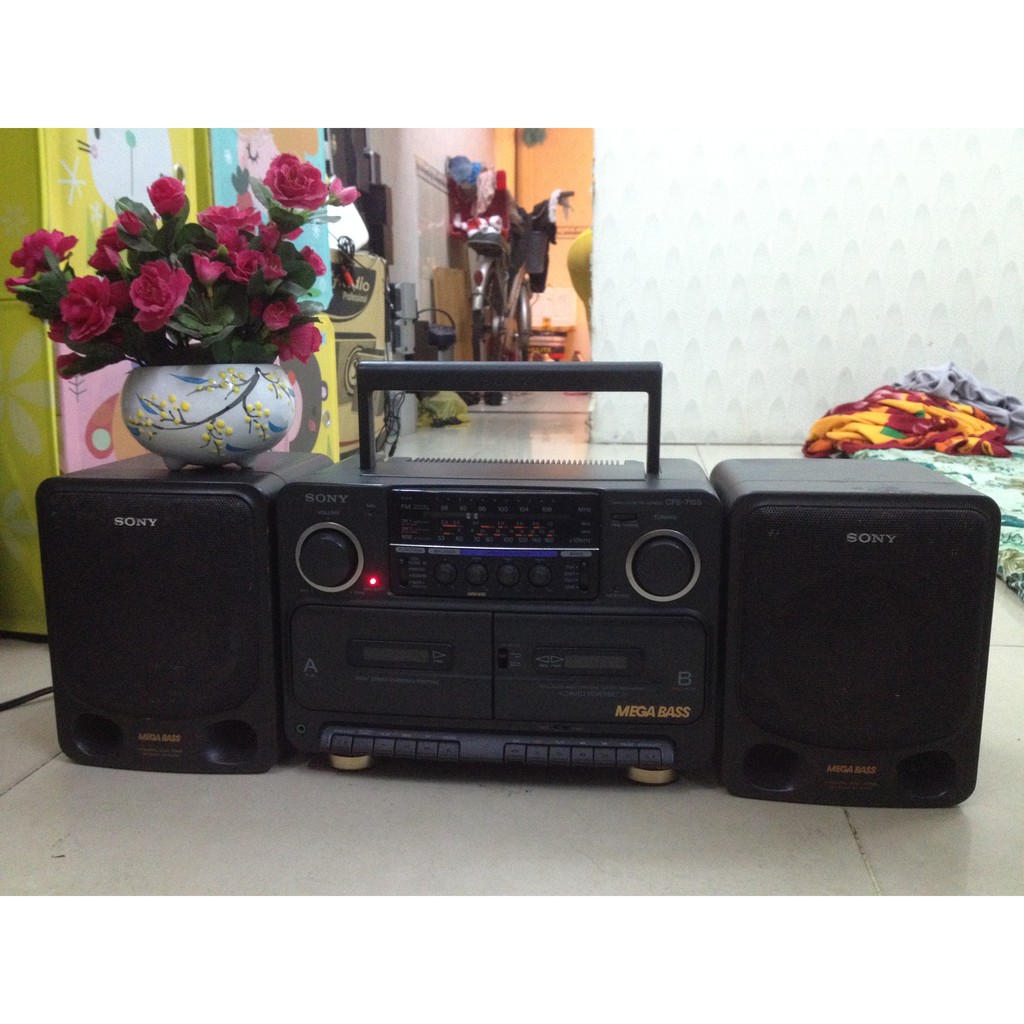 Radio Casset Nhật có line gắn nghe điện thoại +