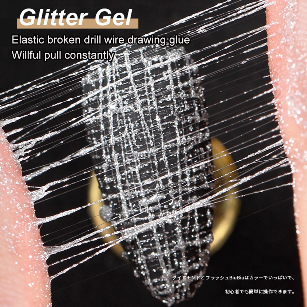 Sơn Móng Tay Gel UV Sơn móng tay ANNIES dạng kéo đàn hồi màu phản quang lấp lánh