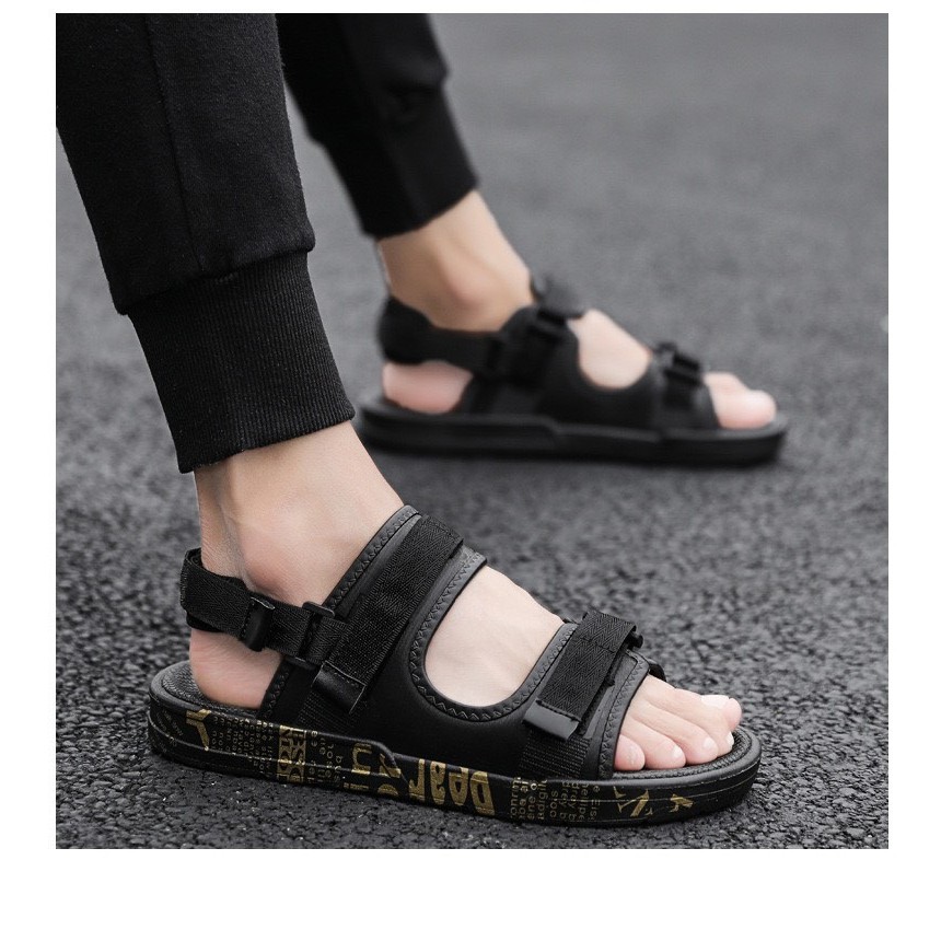 Giầy Sandal Nam Nữ Đế Chữ - quai hậu nam nữ học sinh