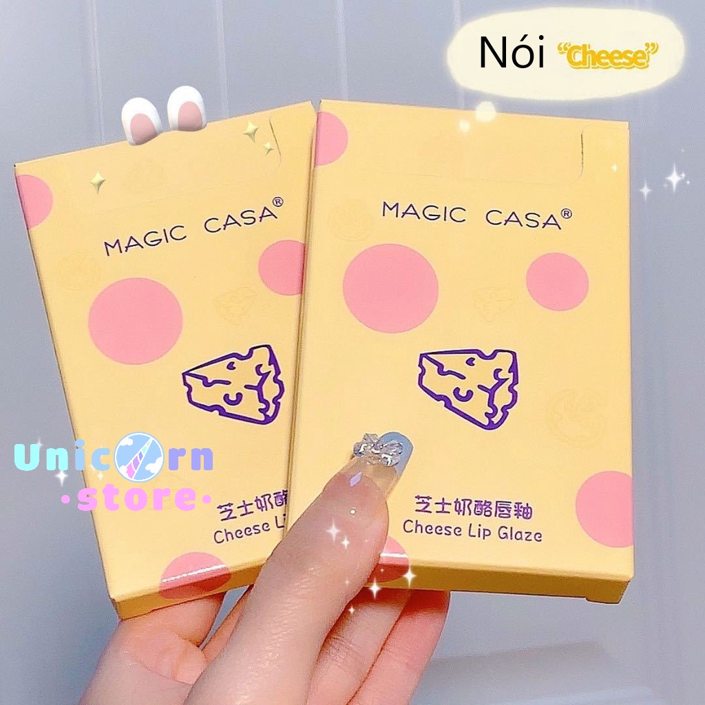 Set 5 Son Phô Mai Magic Casa Cheese Lip Glaze