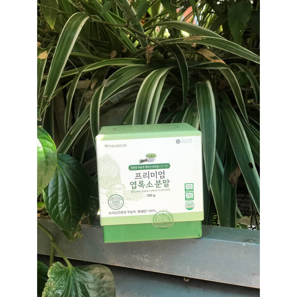 BỘT DIỆP LỤC HÀN QUỐC ORGANIC BARLEY SPROUTS POWDER 100gr