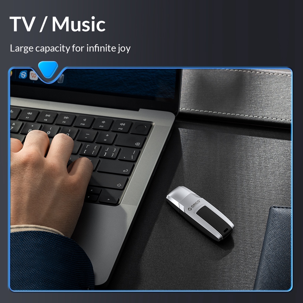Orico Ổ Đĩa Flash USB 3.0 Lên Đến 260MB / s 128GB / 256GB / Hỗ Trợ Windows MacoS Bằng Kim Loại Chống Thấm Nước