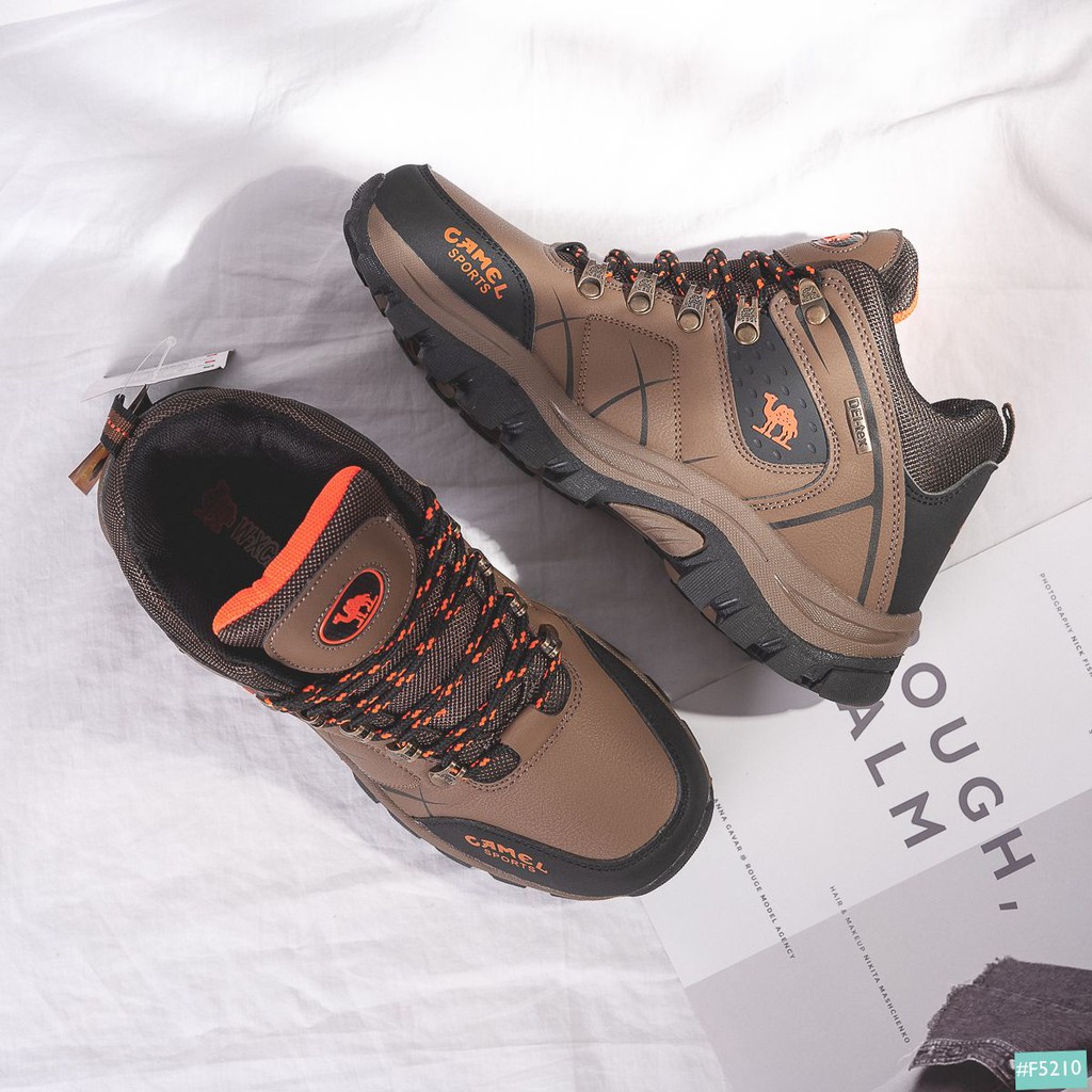 Giày Leo Núi Trekking Camel MINSU M5210 Chống Thấm Nước, Chống Trượt. Giày Thể Thao Sneaker Nam Đẹp Cổ Thấp Cho Đi Phượt | BigBuy360 - bigbuy360.vn