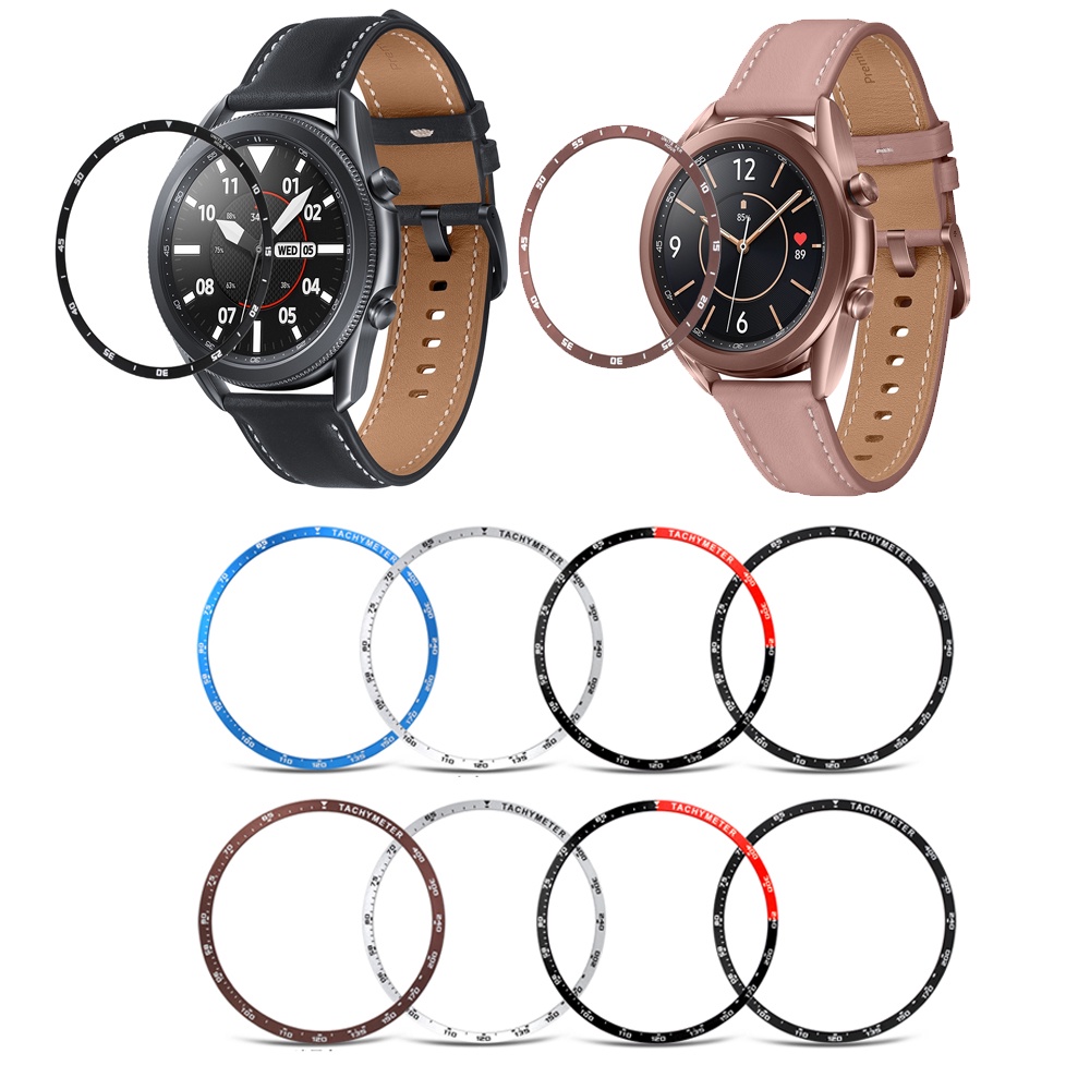 Khung Kim Loại Bảo Vệ Mặt Đồng Hồ Thông Minh Samsung Galaxy Watch 3 45mm 41mm