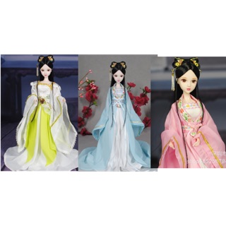 Q1B- Quần áo cổ trang cho búp bê xinyi 1:6 barbie