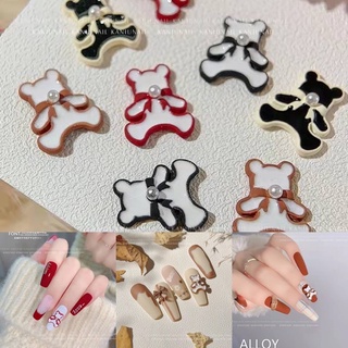 charm gấu trang trí móng bán lẻ 1 con