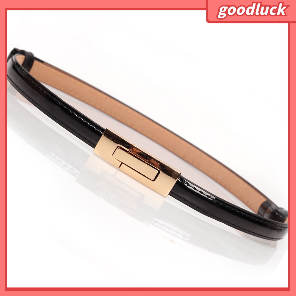 Dây Nịt Nữ, Giả Da, Bản Hẹp