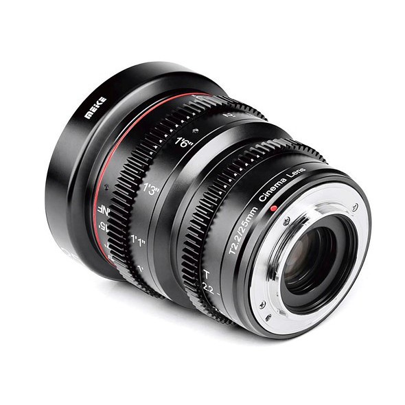 Ống Kính Meike 25mm T2.2 Cine Lens - Lens chuyên quay phim dành cho Fujifilm, Sony, M4/3 Olynpus, Panasonic, Blackmagic