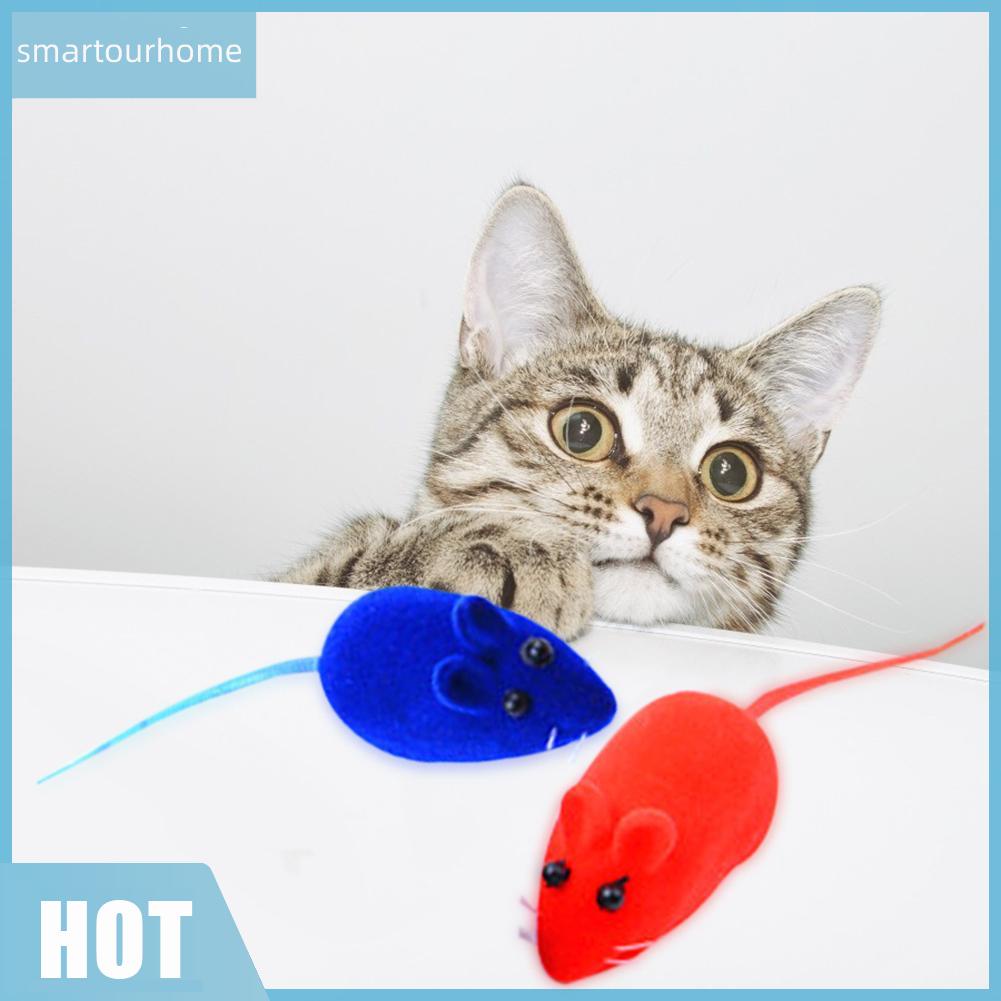 Đồ chơi con chuột giả có âm thanh cho mèo