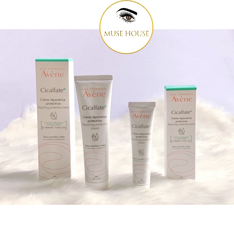 Kem dưỡng Avene Cicalfate repair cream phục hồi da dưỡng ẩm và giảm sẹo thâm 40ml 100ml- Muse House