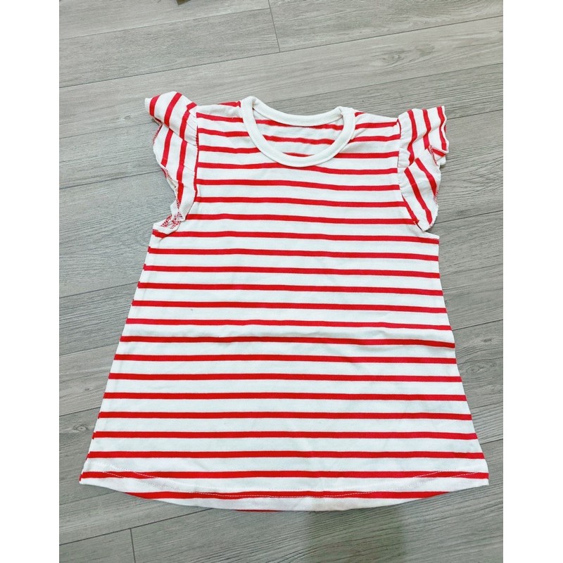 Áo váy bé gái xuất Nhật tay cánh tiên cực xinh